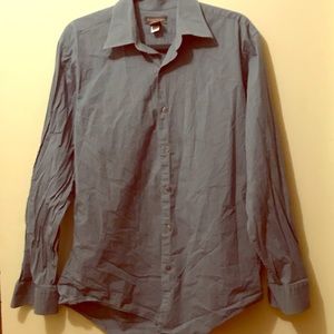 Banana Republic Dark Blue Long Sleeve Button Down